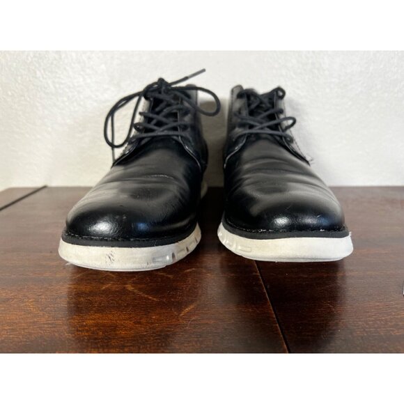 Nine West Hardey Men’s Chukka Boot Sz 9.5 Black Boots Colorblock Eur 42-43 - Picture 7 of 9